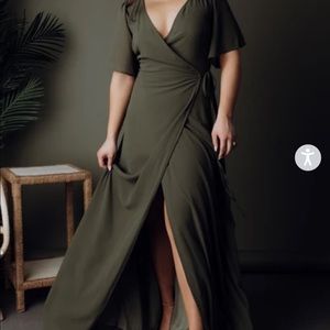 IVY WRAP MAXI DRESS- BALTIC BORN